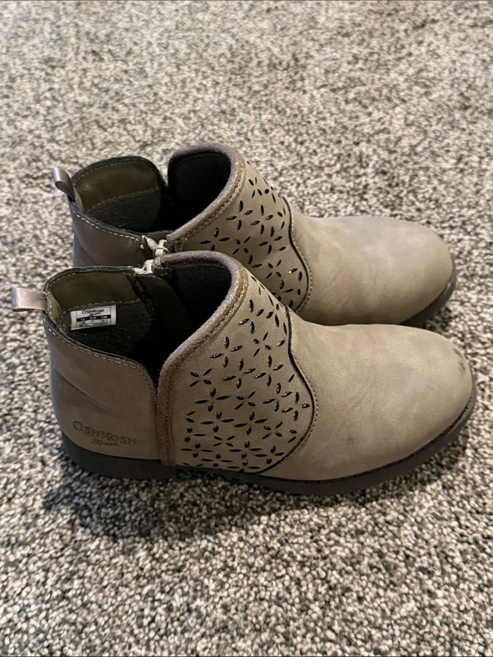 Oshkosh Girls Ankle Boots Size 12